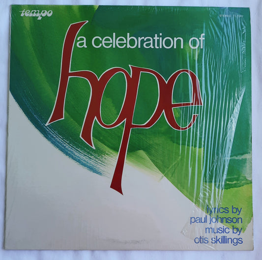 Tempo A Celebration of Hope Vinyl Record lyrics by Paul Johnson; music by Otis Skillings (Very good, 1972, Lillenas Publishing Co.)