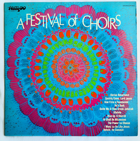 Tempo of Kansas City A Festival of Choirs Vinyl Record Jesse Peterson; Otis Skillings (Very good, Lillenas Publishing Co., RARE RECORD)