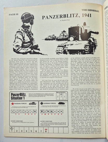 #89 Strategy & Tactics Sizilien: Das Rennen um Messina 10. Juli-17. Aug 1943 Nov/Dez 1981 (Gut, 60 Seiten, SPI)