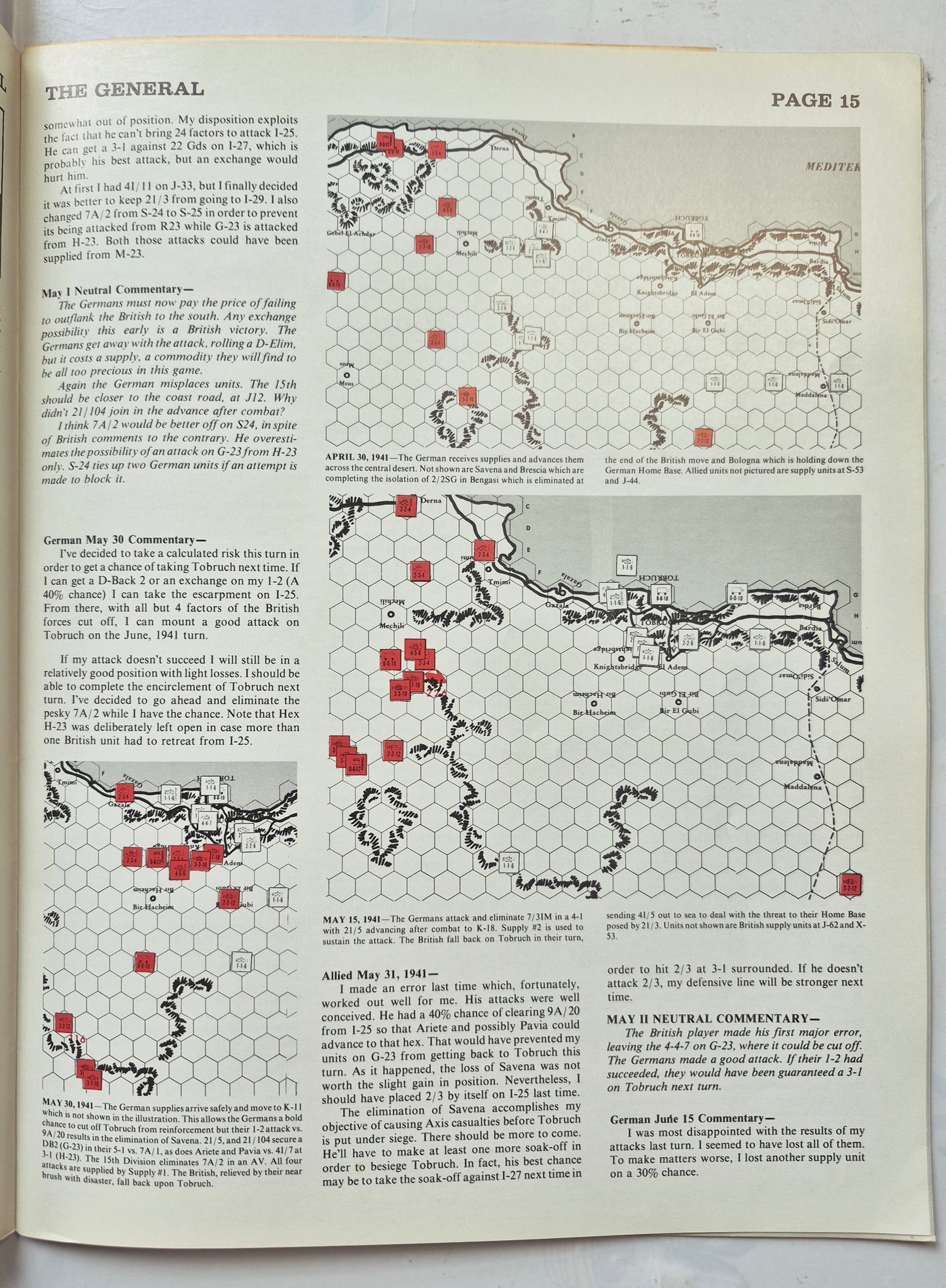 #89 Strategy & Tactics Sizilien: Das Rennen um Messina 10. Juli-17. Aug 1943 Nov/Dez 1981 (Gut, 60 Seiten, SPI)