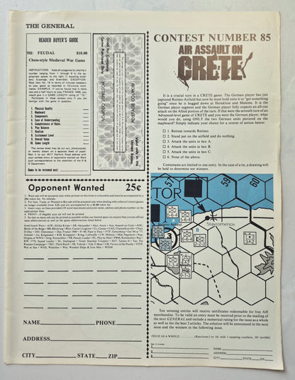 #89 Strategy & Tactics Sizilien: Das Rennen um Messina 10. Juli-17. Aug 1943 Nov/Dez 1981 (Gut, 60 Seiten, SPI)