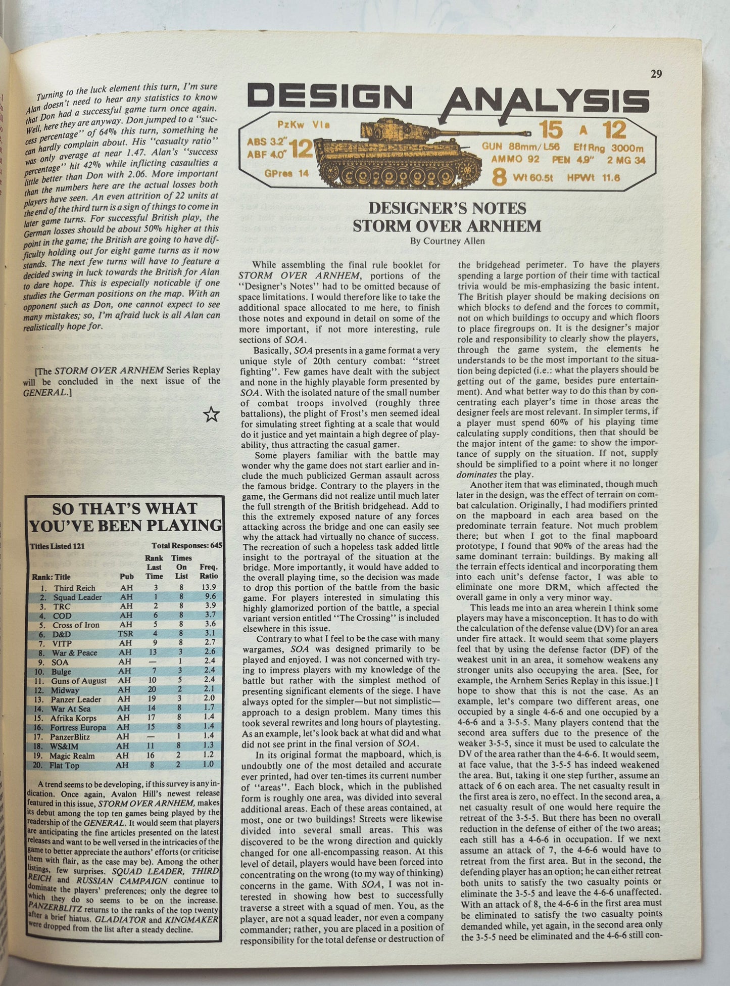 #89 Strategy & Tactics Sizilien: Das Rennen um Messina 10. Juli-17. Aug 1943 Nov/Dez 1981 (Gut, 60 Seiten, SPI)
