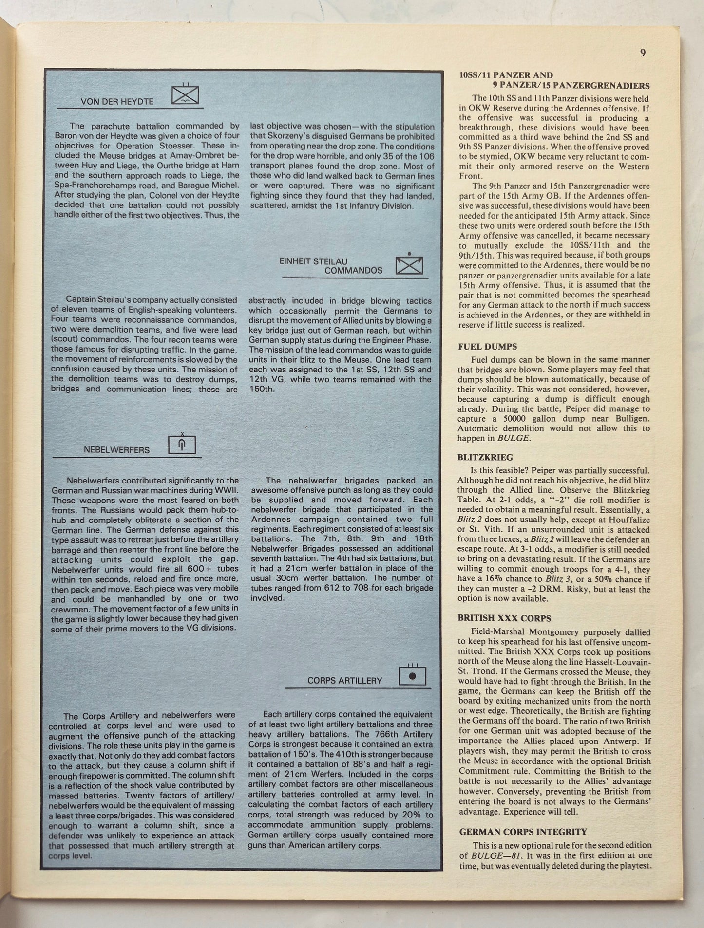 The Avalon Hill General Vol. 19 No. 2 Battle of the Bulge July-August 1982