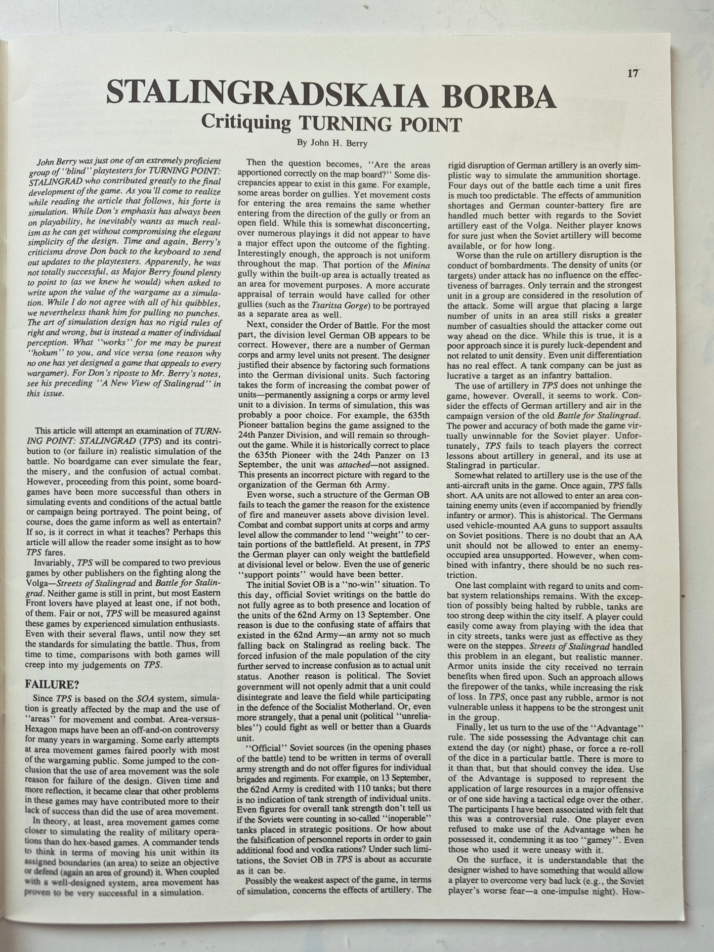 #89 Strategy & Tactics Sizilien: Das Rennen um Messina 10. Juli-17. Aug 1943 Nov/Dez 1981 (Gut, 60 Seiten, SPI)