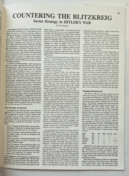 #89 Strategy & Tactics Sizilien: Das Rennen um Messina 10. Juli-17. Aug 1943 Nov/Dez 1981 (Gut, 60 Seiten, SPI)
