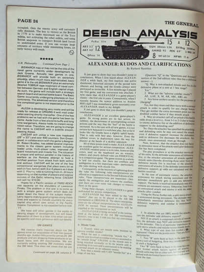 The Avalon Hill General May-June 1976 Vol. 13, No. 1 Calibrated Luftwaffe