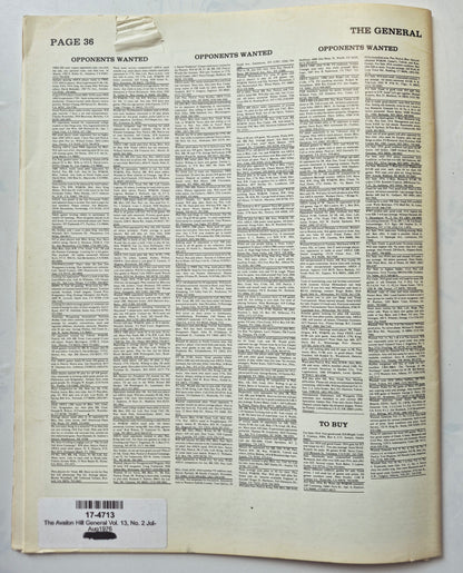 #89 Strategy & Tactics Sizilien: Das Rennen um Messina 10. Juli-17. Aug 1943 Nov/Dez 1981 (Gut, 60 Seiten, SPI)