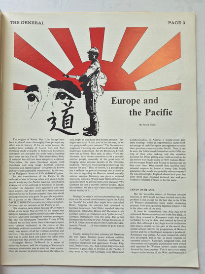 #89 Strategy & Tactics Sizilien: Das Rennen um Messina 10. Juli-17. Aug 1943 Nov/Dez 1981 (Gut, 60 Seiten, SPI)