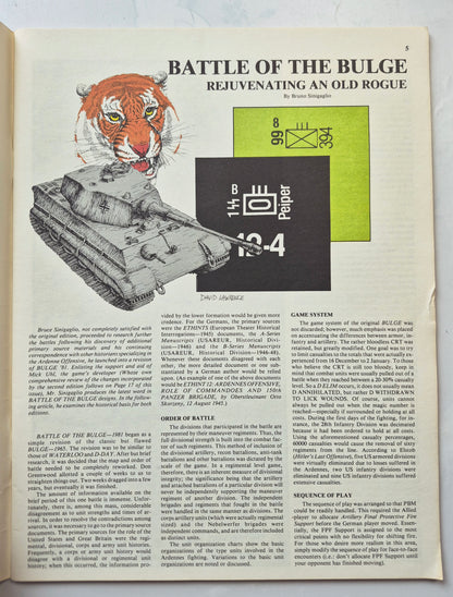 The Avalon Hill General Vol. 19 No. 2 Battle of the Bulge July-August 1982