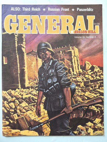 #89 Strategy & Tactics Sizilien: Das Rennen um Messina 10. Juli-17. Aug 1943 Nov/Dez 1981 (Gut, 60 Seiten, SPI)