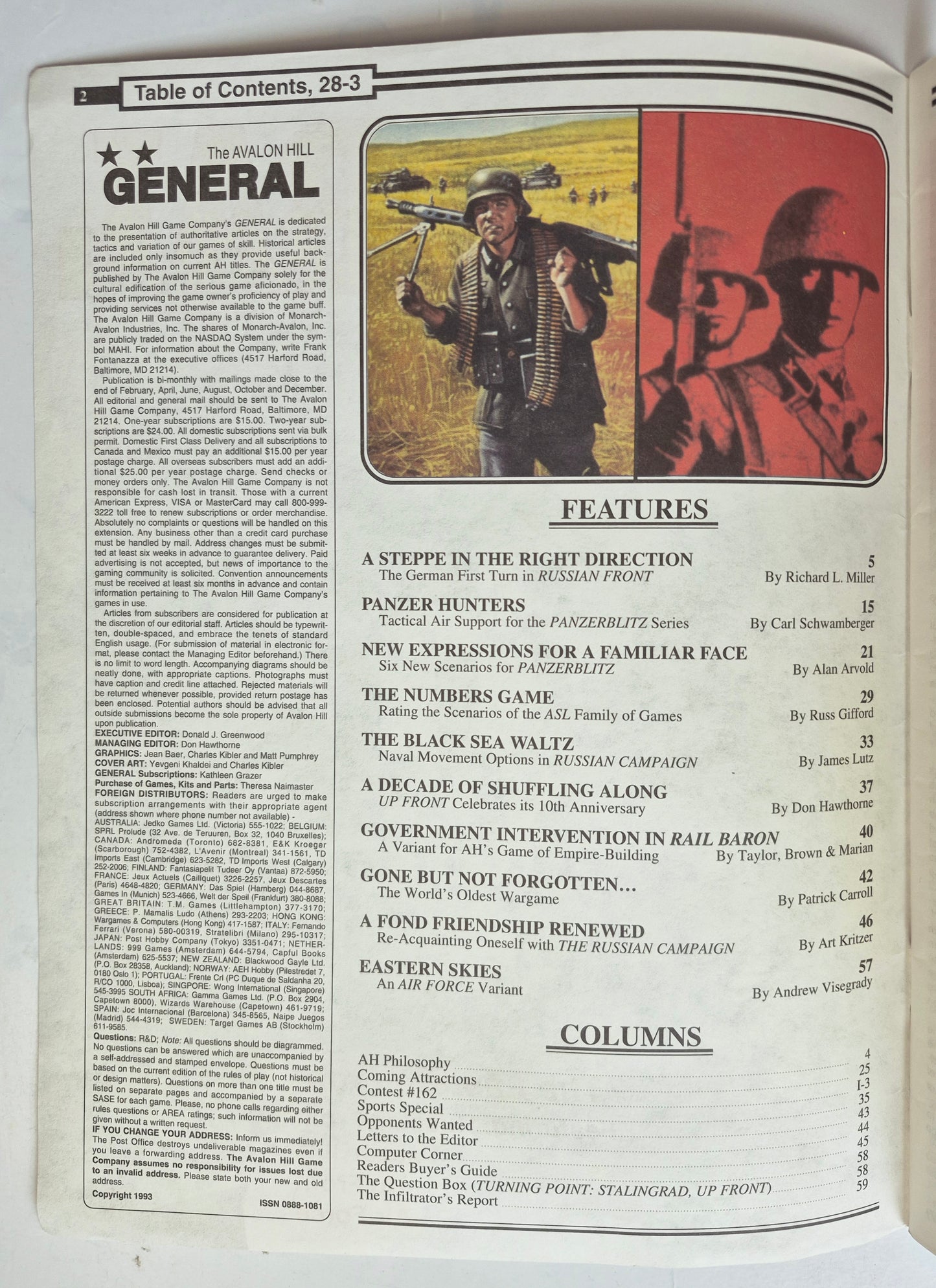 The Avalon Hill General Vol. 28 No. 3 A Steppe in the Right Direction May-June 1993