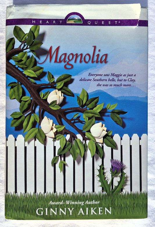 Magnolia von Ginny Aiken (Heart Quest, Gut, 2000, HC, 280 Seiten, Tyndale House)