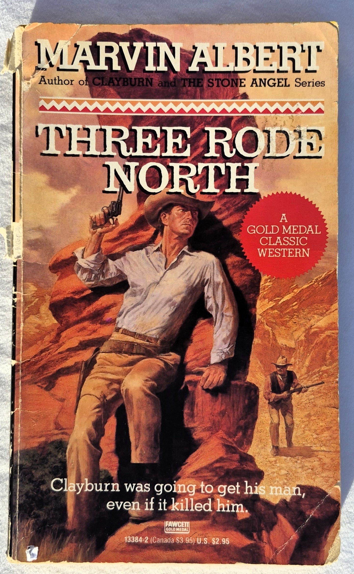 Three Rode North von Marvin Albert (Gut, 1990, Taschenbuch, 155 Seiten, Fawcett Gold Medal)