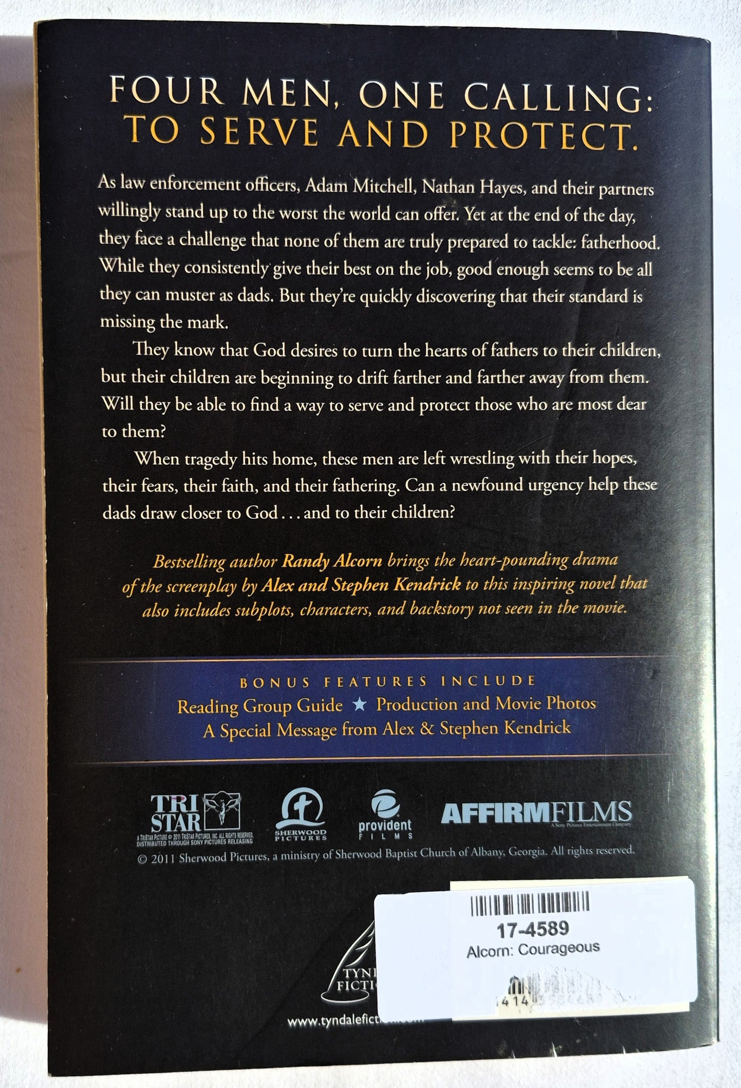 Courageous von Randy Alcorn (Gut, 2011, Pbk, 375 Seiten, Tyndale Fiction)