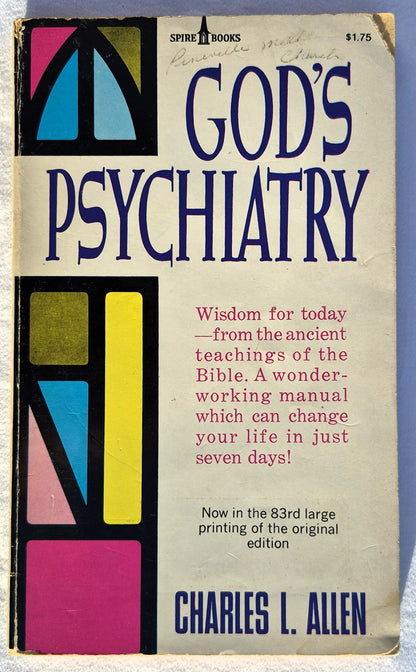 Gottes Psychiatrie: Mit Glauben können Sie wundersame Veränderungen in Ihrem Leben bewirken von Charles L. Allen (Gut, 1979, Taschenbuch, 159 Seiten, Revell)