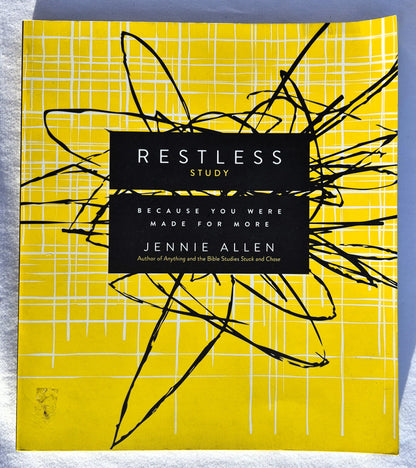 Restless Study: Because You Were Made for More von Jennie Allen (Wie neu, 2013, Taschenbuch, 186 Seiten, W Publishing Group)