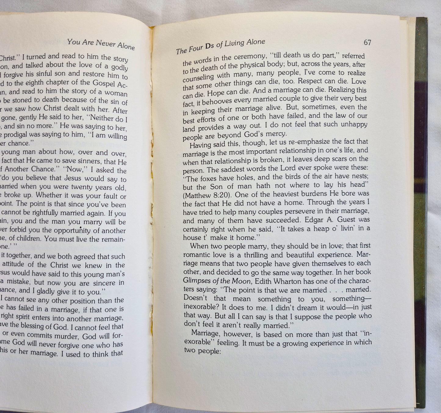 You Are Never Alone von Charles L. Allen (Sehr gut, 1978, geb., 159 Seiten, Fleming H. Revell)