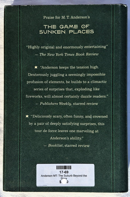 The Suburb Beyond the Stars von M.T. Anderson (Sehr gut, 2010, gebundene Ausgabe, 223 Seiten, Scholastic)