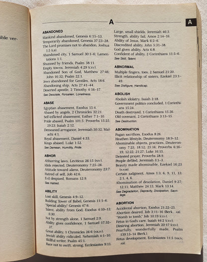 Where to Find It in the Bible: The Ultimate A to Z Resource by Ken Anderson (Very good, 1996, Pbk, 580 pages, Thomas Nelson)