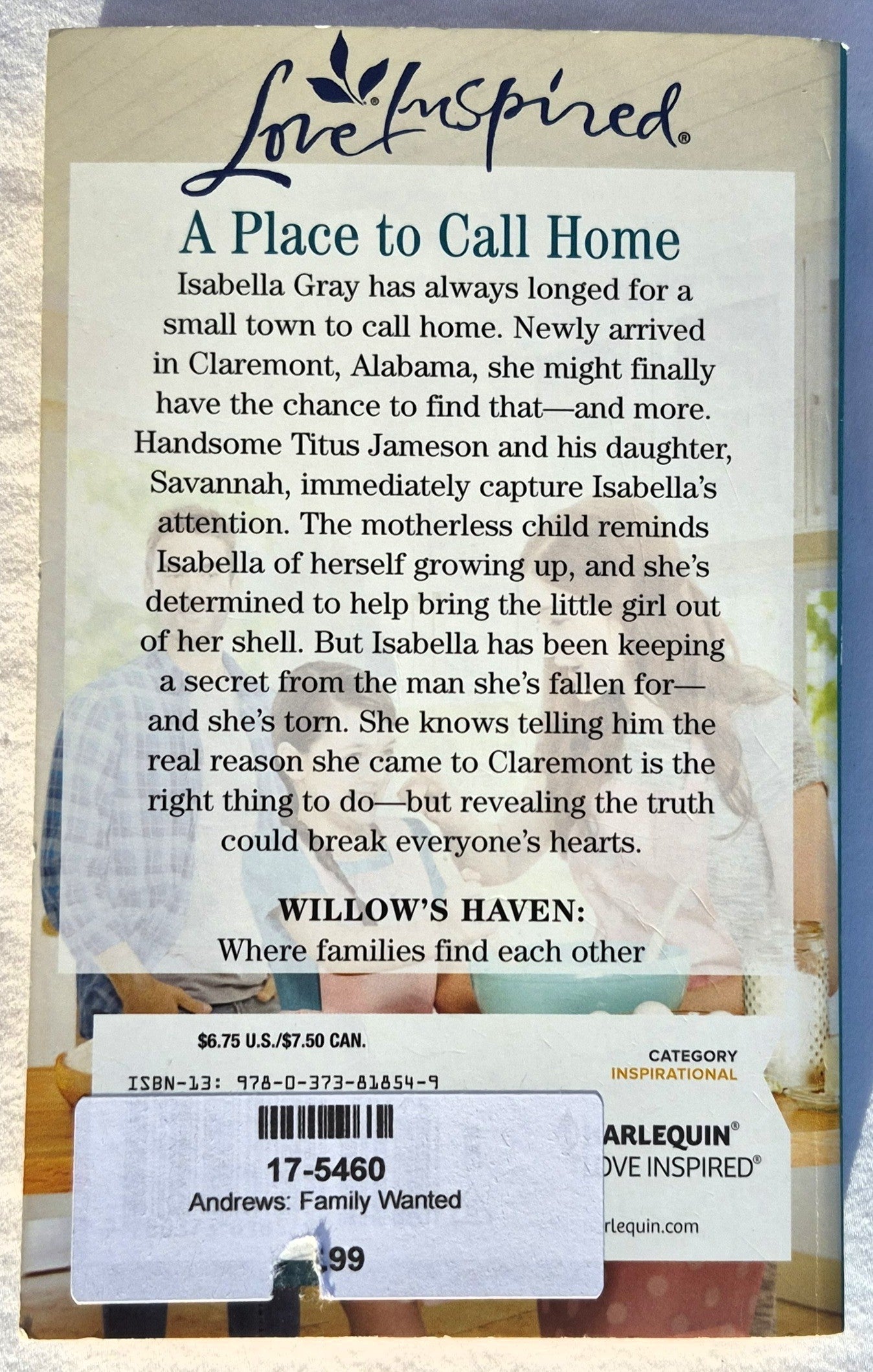 Family Wanted von Renee Andrews (Willow's Haven, Sehr gut, 2015, Pbk, 280 Seiten, Harlequin Love Inspired)