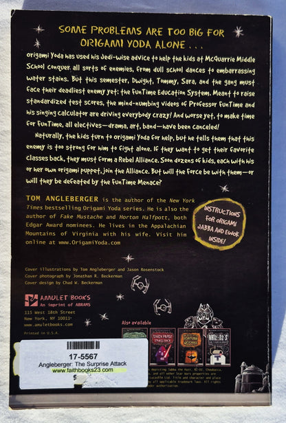 Die Rückkehr des Wüterichs von Jabba the Puppett von Tom Angleberger (Sehr gut, 2013, Pbk, 218 Seiten, Amulet Books)