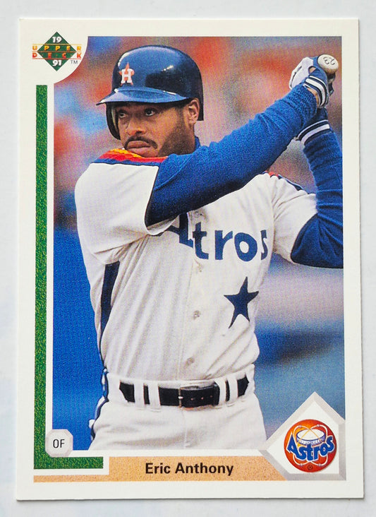 Anthony Eric Houston Astros Outfield #533 Upper Deck 1991 Baseball Card