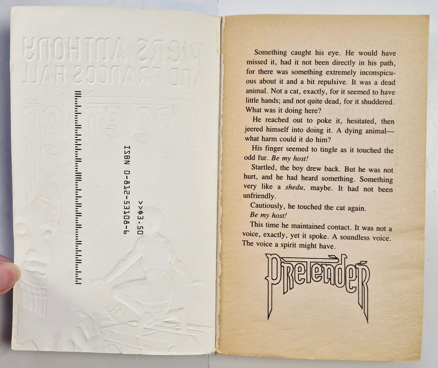 Pretender von Piers Anthony; Frances Hall (Gut, 1985, Taschenbuch, 288 Seiten, Tom Doherty Assc.)