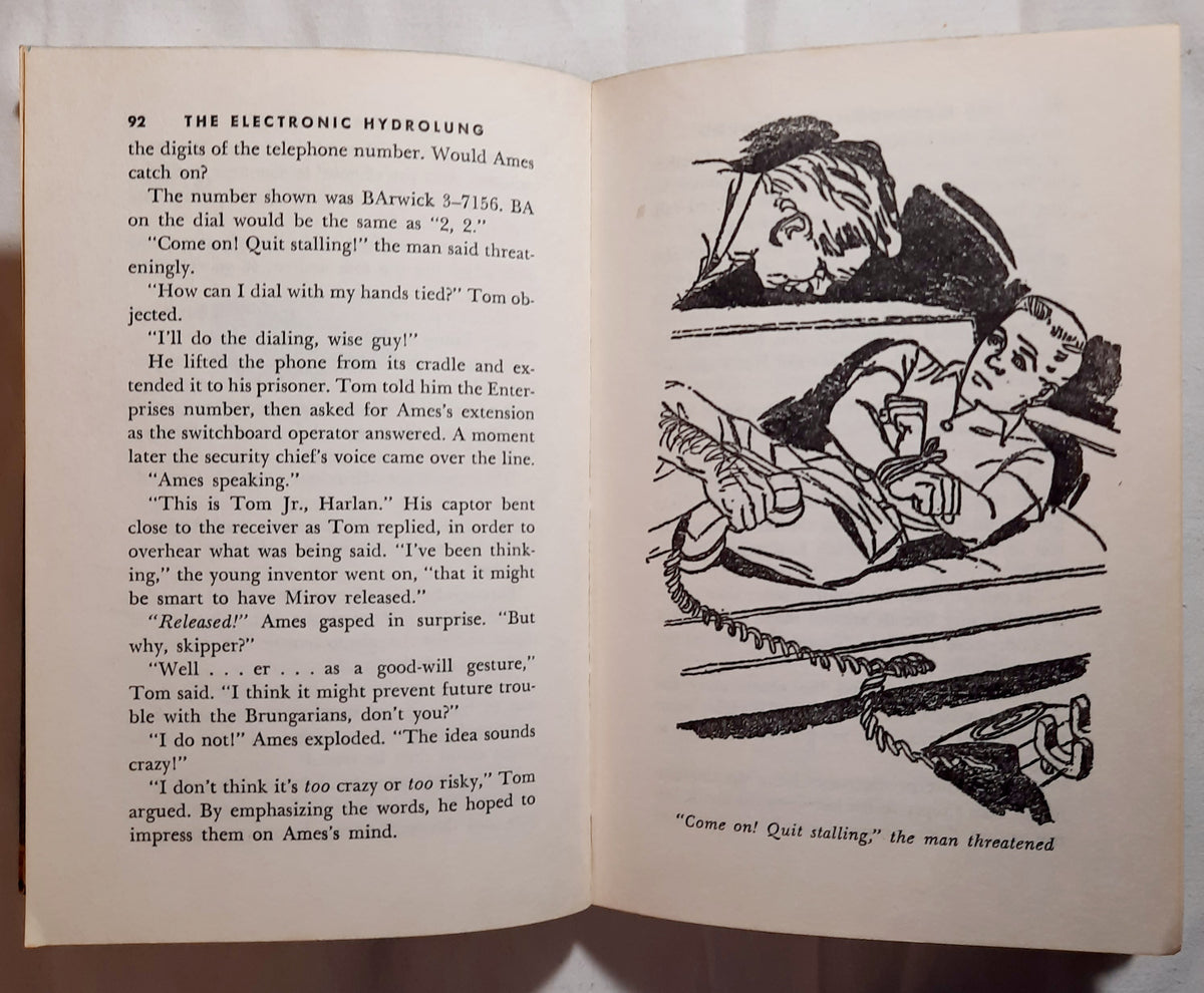 Tom Swift and His Electronic Hydrolung von Victor Appleton II (Gut, 1961, gebunden, 188 Seiten, Grosset & Dunlap)
