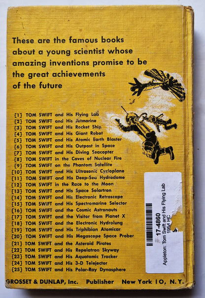 Tom Swift and His Flying Lab von Victor Appleton II (Gut, 1954, Gebundene Ausgabe, 208 Seiten, Grosset & Dunlap)