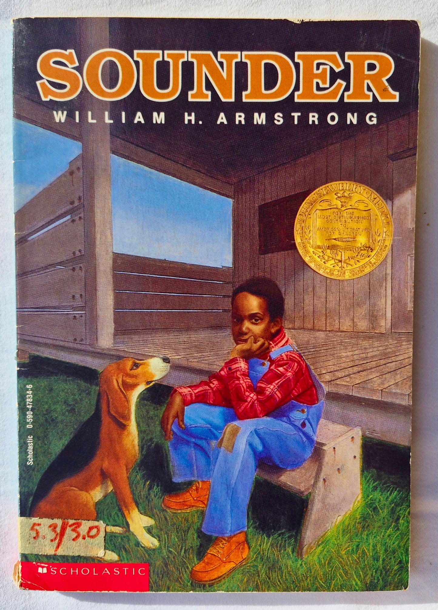 Sounder von William H. Armstrong (Gut, 1969, Taschenbuch, 116 Seiten, Scholastic)