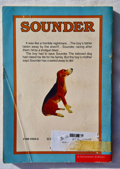 Sounder von William H. Armstrong (Gut, 1969, Taschenbuch, 116 Seiten, Scholastic)