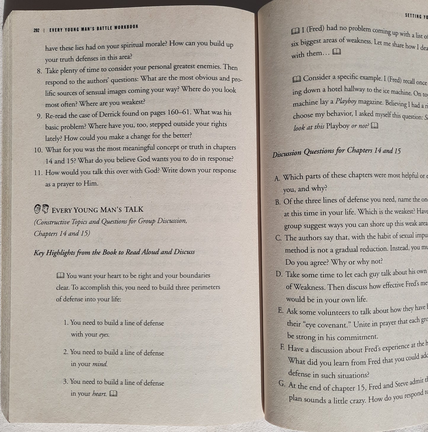 Every Young Man's Battle: Strategies for Victory in the Real World of Sexual Temptation with Workbook byStephen Arterburn; Fred Stoeker, Mike Yorkey (Very Good, 2001, PBK, 313 pages, WaterBrook Press)