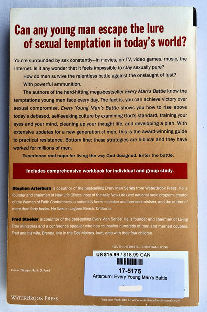 Every Young Man's Battle: Strategies for Victory in the Real World of Sexual Temptation with Workbook von Stephen Arterburn; Fred Stoeker, Mike Yorkey (Sehr gut, 2001, PBK, 313 Seiten, WaterBrook Press)