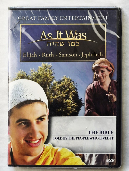 As It Was: Elijah Ruth Samson Jephthah DVD (NEU, ZRG Productions, 2006)