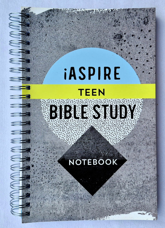 iAspire Teen Bible Study Notebook by Kayla Coons (New, 2021, Spiral, 192 pages, Barbour Young Adult)
