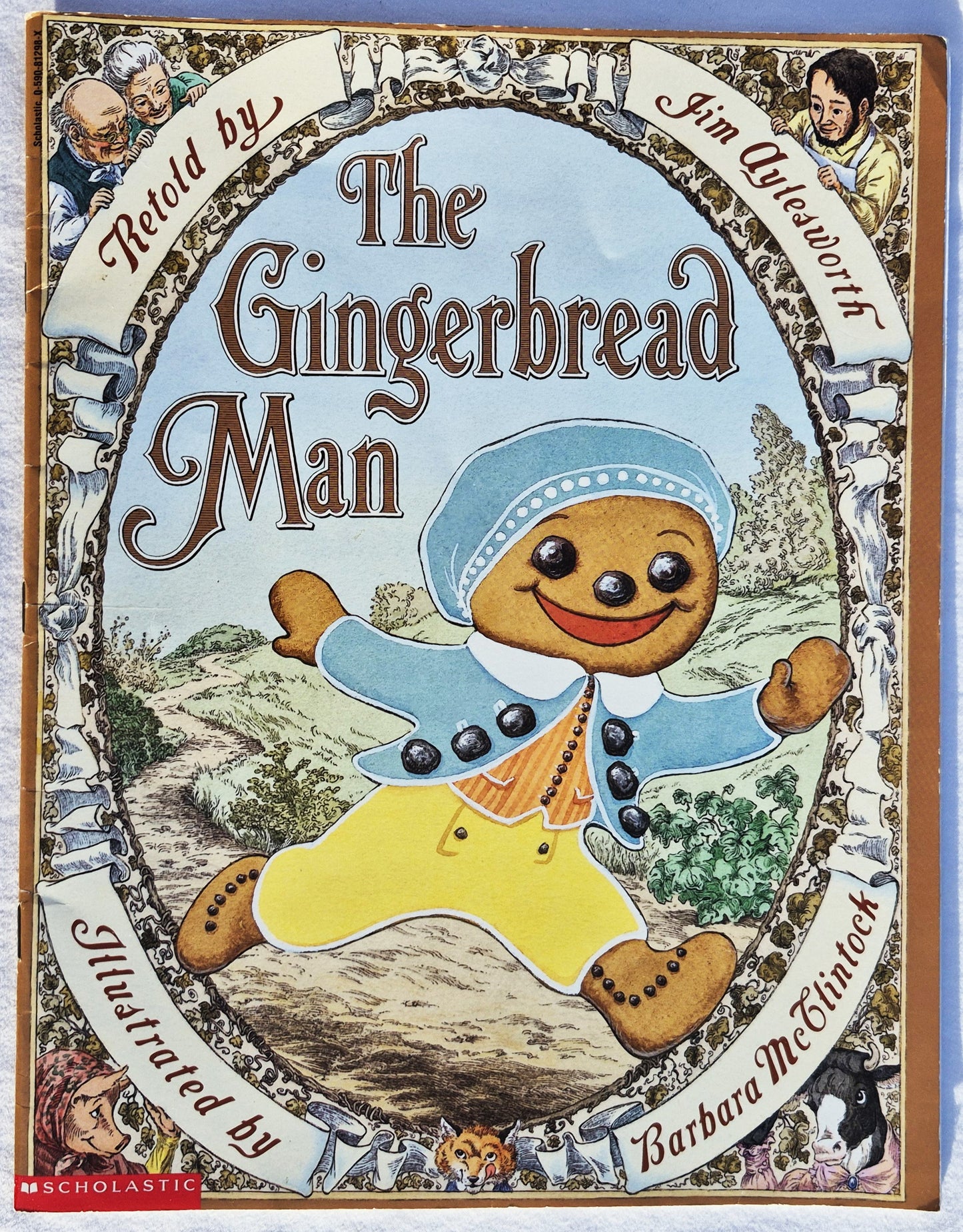 The Gingerbread Man von Jim Aytesworth; Barbara McClintock (Sehr gut, 1998, TB, 32 Seiten, Scholastic)