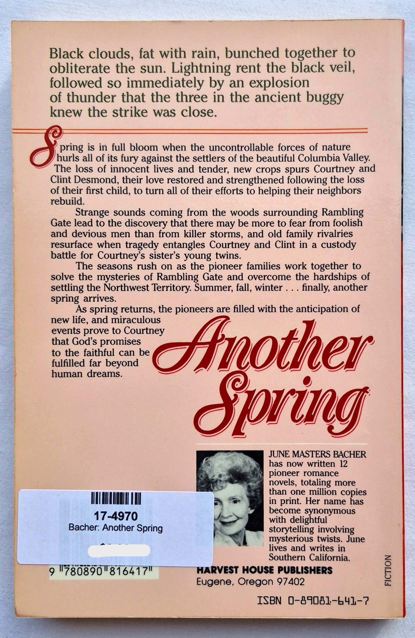 Another Spring #4 von June Masters Bacher (Gut, 1988, TB, 216 Seiten, Harvest House)