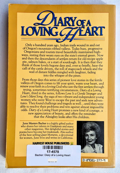 Tagebuch eines liebenden Herzens #3 von June Masters Bacher (Lasting Love, Gut, 1984, TB, 176 Seiten, Harvest House)