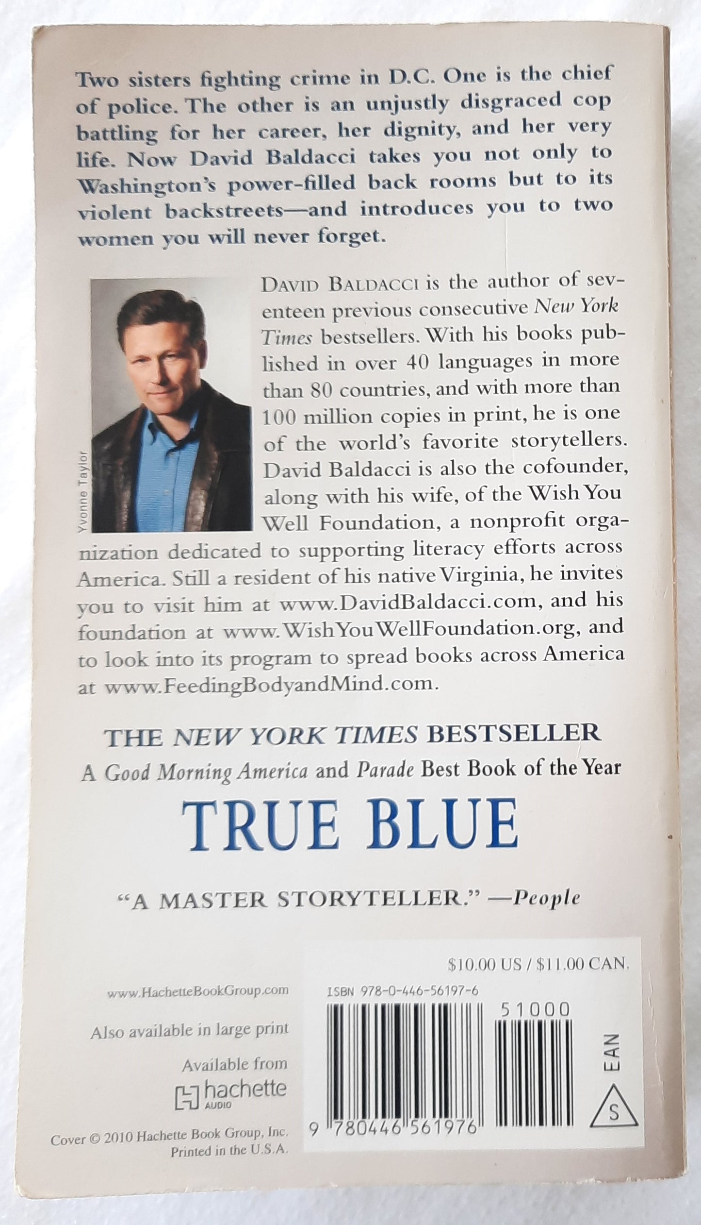 True Blue by David Baldacci (Good, 2010, Pbk, 588 pages, Vision/Hatchette)