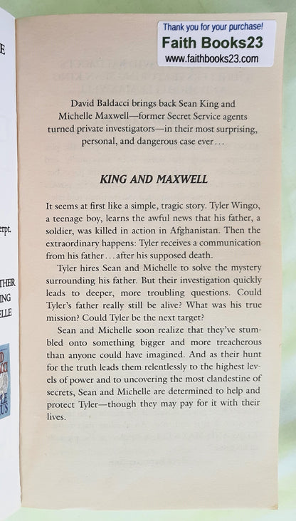 King and Maxwell #6 by David Baldacci (Very Good, 2014, Pbk, 561 pages, Hachette Book Group)