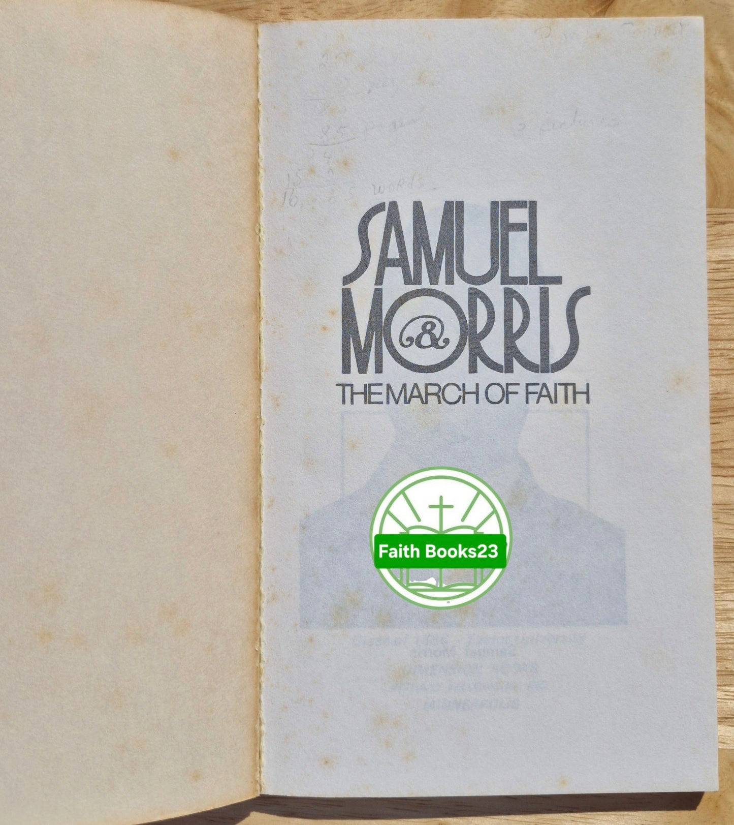 Samuel Morris: Der Glaubensweg von Lindley Baldwin (Sehr gut, 1971, TB, 94 Seiten, Dimension Books)