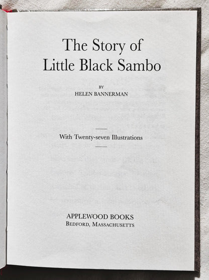 Little Black Sambo von Helen Bannerman (Sehr gut, 1996, gebunden, 64 Seiten, Applewood Books)