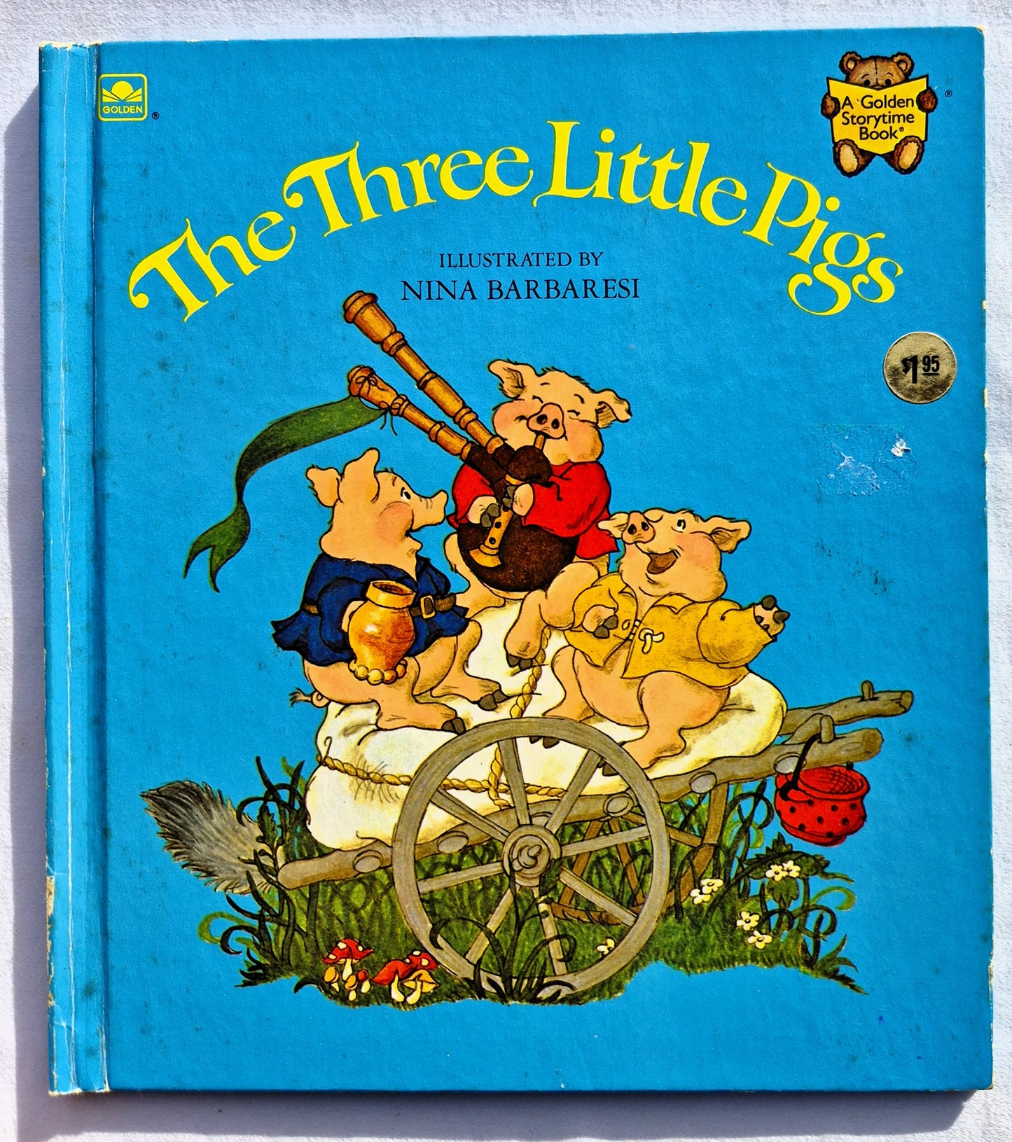 The Three Little Pigs von Nina Barbaresi (A Golden Storytime Book, sehr gut, 1981, HC, 20 Seiten, Western Publishing)