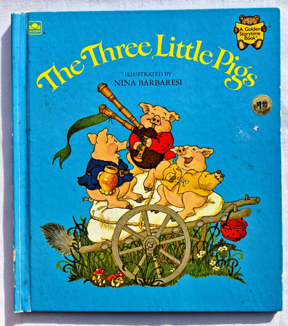 The Three Little Pigs von Nina Barbaresi (A Golden Storytime Book, sehr gut, 1981, HC, 20 Seiten, Western Publishing)