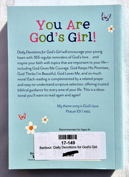 Tägliche Andachten für Gottes Mädchen von Barbour Publishing (Neu, 2021, Pbk, 192 Seiten, Barbour)