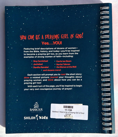 How to be a Praying Girl of God Journal (Neu, 2020, Pbk, 176 Seiten, Barbour Publishing)
