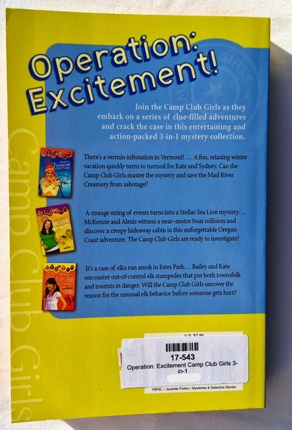 Operation: Excitement Camp Club Girls 3-in-1 von Janice Thompson; Shari Barr; Linda Carlblom (Neu, 2014, Broschiert, 390 Seiten, Barbour Books)