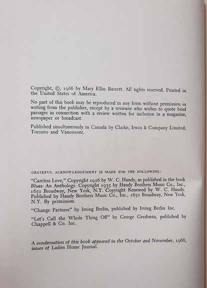 Castle Ugly von Mary Ellin Barrett (Gut, 1966, gebunden, 218 Seiten, E.P. Dutton & Co.)