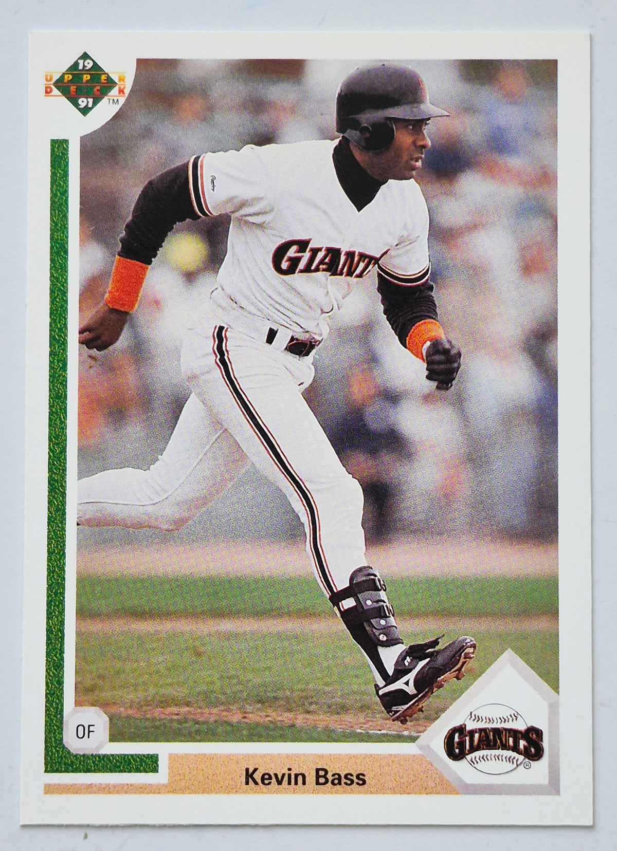 Bass Kevin San Francisco Giants Outfield #287 Upper Deck 1991 Baseball Card
