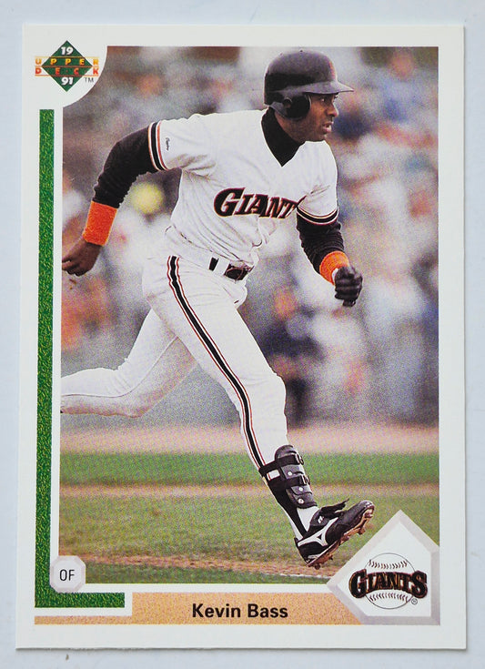 Bass Kevin San Francisco Giants Outfield #287 Upper Deck 1991 Baseball Card